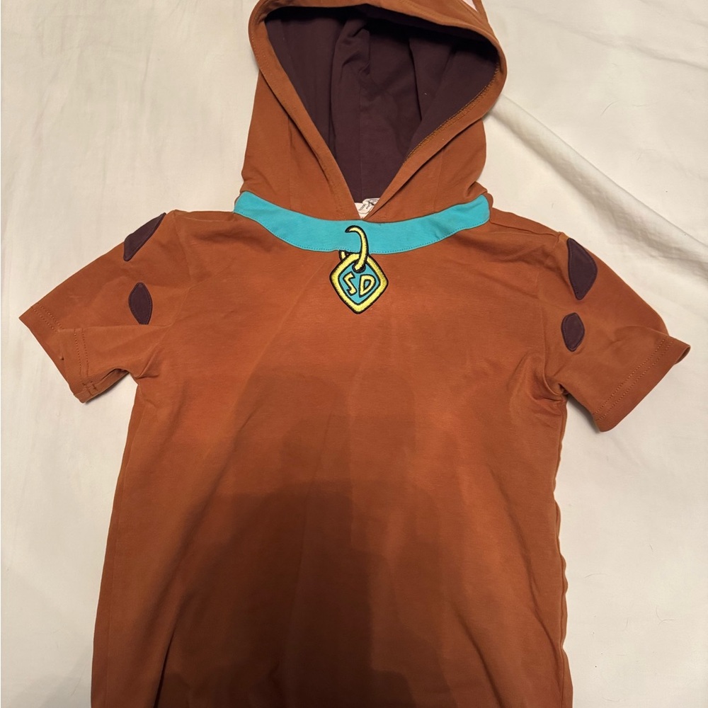 Kids Taylor Joelle 5t Brown Scooby-Doo Hooded T-Shirt